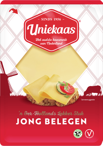 Foto van Uniekaas Jong belegen 48+ stuk op witte achtergrond