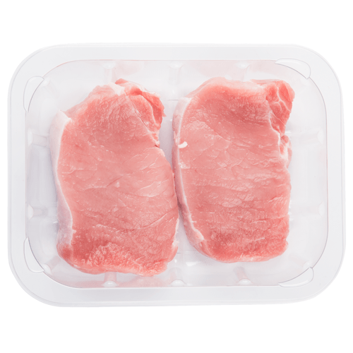 Foto van Varkensfiletlap 2 stuks op witte achtergrond