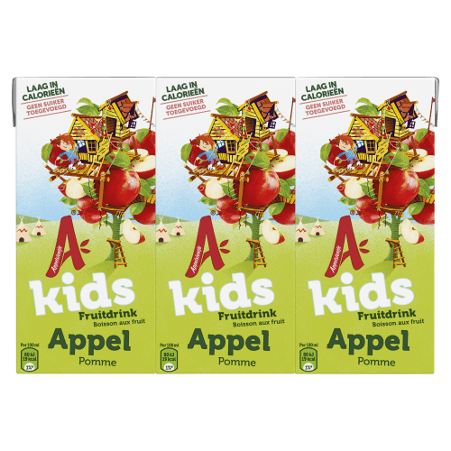Foto van Appelsientje Kids fruitdrink appel 6 st. op witte achtergrond