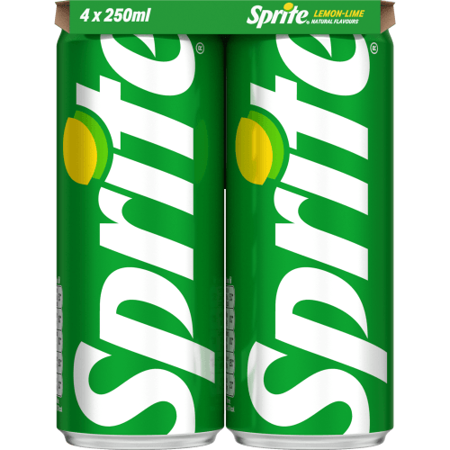 Foto van Sprite Refresh regular 4 stuks op witte achtergrond