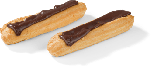 Foto van DekaVers Eclairs op witte achtergrond