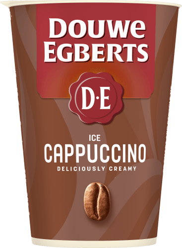 Foto van Douwe Egberts Ice cappuccino op witte achtergrond