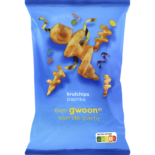 G'woon Krulchips paprika