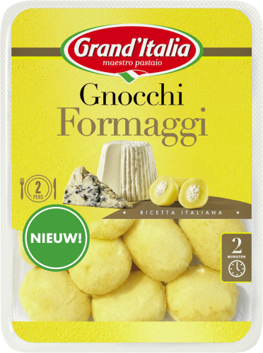Foto van Grand'Italia Gnocchi formaggi op witte achtergrond