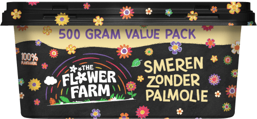 Foto van FLOWERFARM Smeren zonder palmolie op witte achtergrond