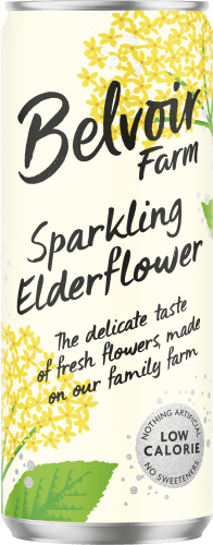 Foto van Belvoir Elderflower op witte achtergrond