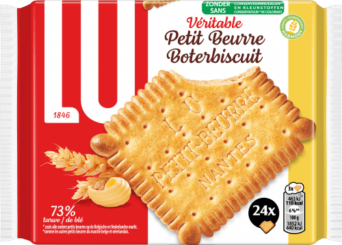Foto van Lu Boterbiscuit op witte achtergrond