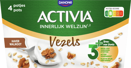 Activia Yoghurt haver walnoot 4st