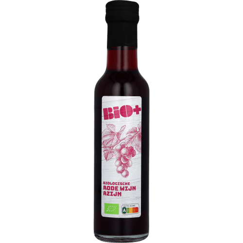 Foto van BIO+ Wijnazijn rood op witte achtergrond
