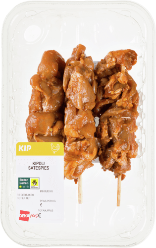 Foto van DekaVers Kipspies piri piri op witte achtergrond