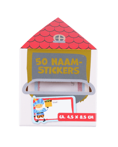 Foto van Cadeau stickers sinterklaas 50 st. op witte achtergrond