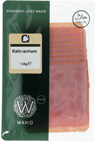 Foto van Wahid Hpp kalkoenham op witte achtergrond