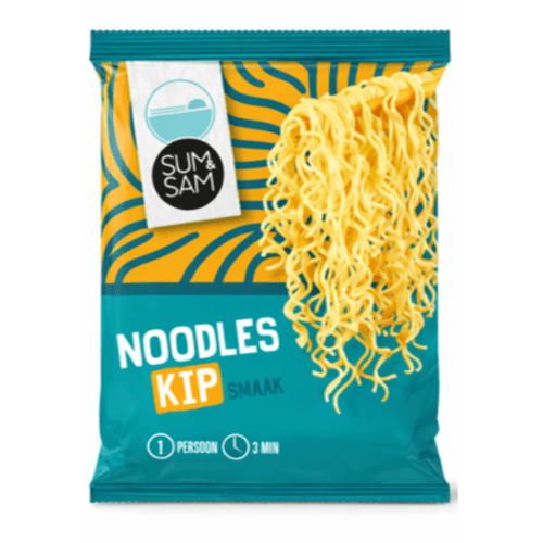 Foto van Sum & Sam Noodles kip op witte achtergrond