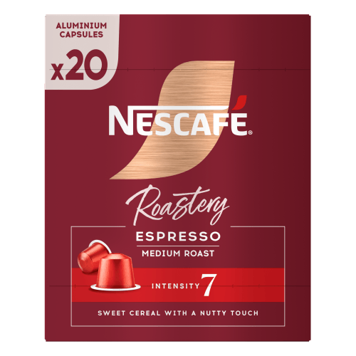 Foto van Nescafé Roastery koffiecups espresso 7 op witte achtergrond