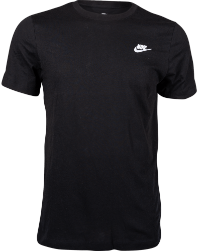 Foto van Nike Sportswear club t-shirt wit en zwart op witte achtergrond
