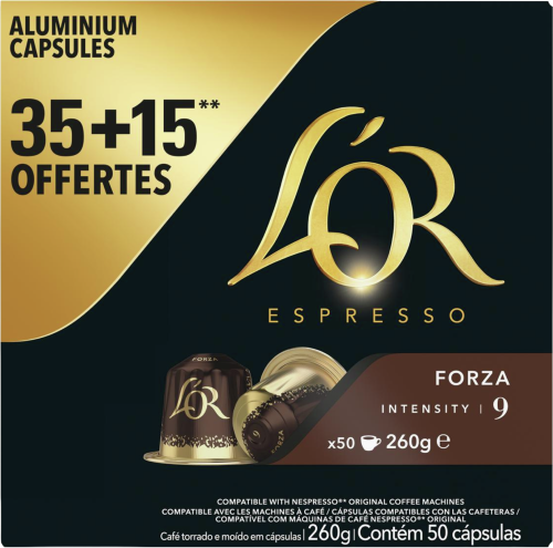 L'Or Koffiecups forza sterkte 9