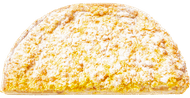 Appelkruimel vlaai half