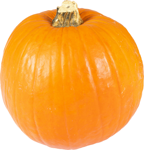 Foto van Halloween pompoen op witte achtergrond