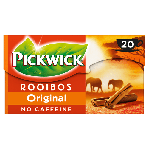 Foto van Pickwick Original Rooibos thee op witte achtergrond