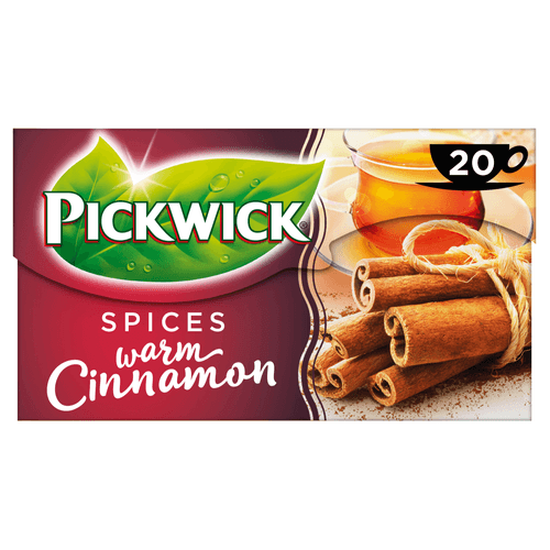 Foto van Pickwick Spices Kaneel zwarte thee op witte achtergrond