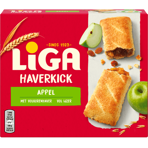 Foto van Liga Haverkick appel 6 stuks op witte achtergrond