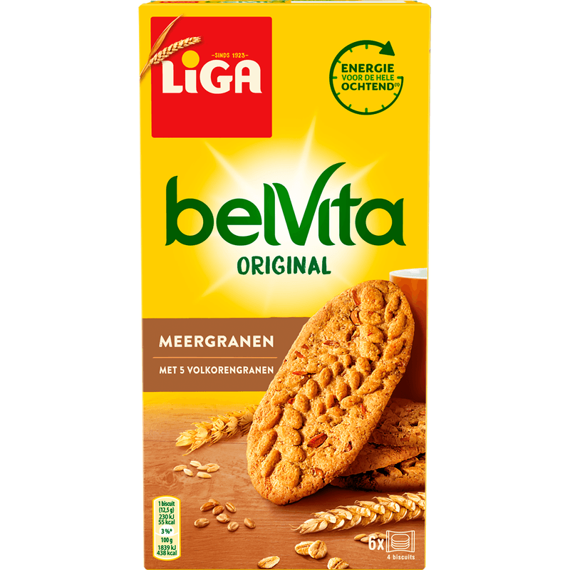 Liga Belvita meergranen 6 x 4 stuks