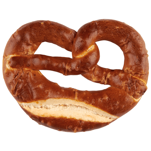 Foto van Pretzel op witte achtergrond