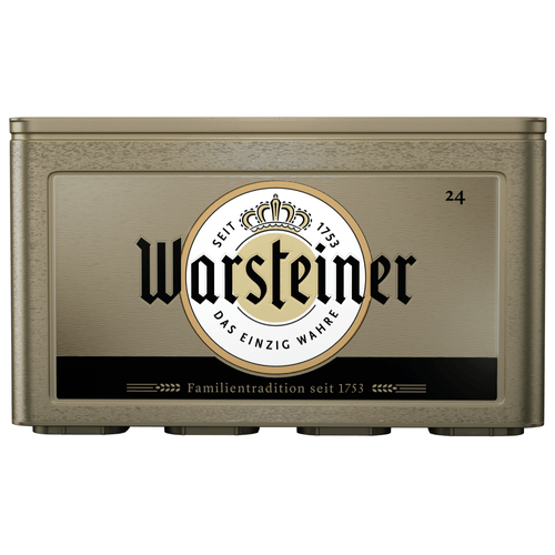Foto van Warsteiner Pilsener op witte achtergrond