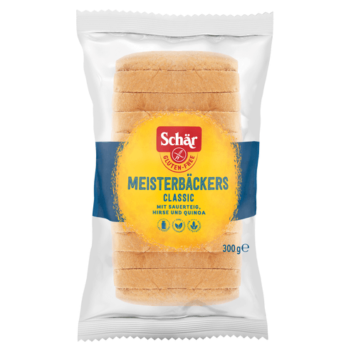 Foto van Schär Meisterbackers classic glutenvrij op witte achtergrond