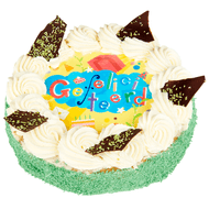 Slagroomtaart gefeliciteerd 10-12 personen