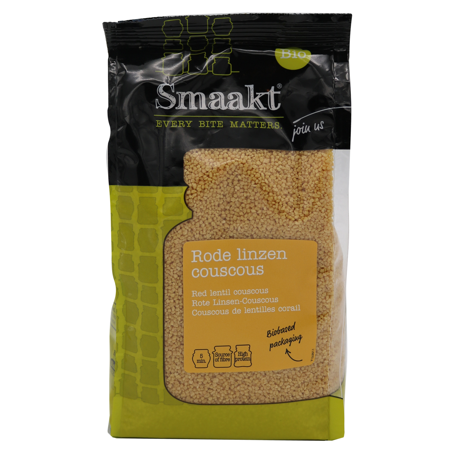 Smaakt Rode linzen couscous