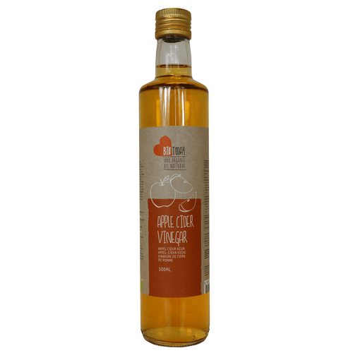 Foto van BioToday Appelciderazijn op witte achtergrond