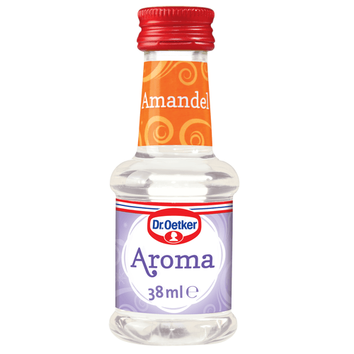 Foto van Dr. Oetker Aroma amandel op witte achtergrond