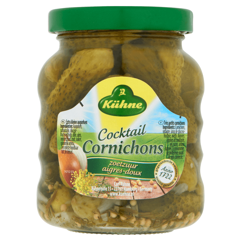 Kühne Cocktail cornichons zoetzuur