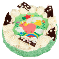 Slagroomtaart unicorn 10-12 personen