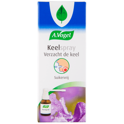 Foto van A. Vogel Keelspray op witte achtergrond