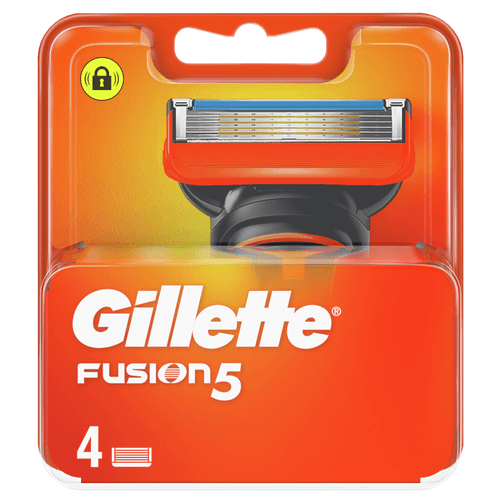 Foto van Gillette Scheermesjes fusion op witte achtergrond