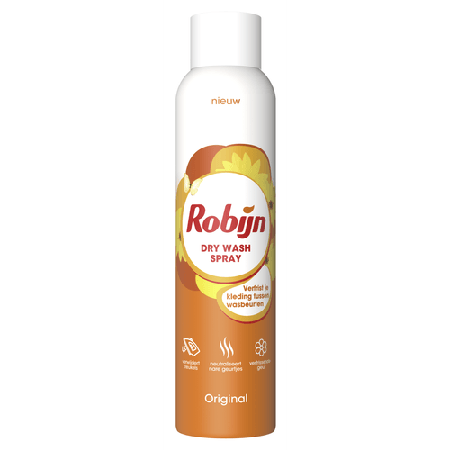 Foto van Robijn Dry wash spray original op witte achtergrond