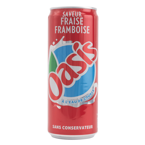 Foto van Oasis Aardbei framboos op witte achtergrond