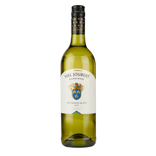 Foto van Niel Joubert Sauvignon Blanc op witte achtergrond