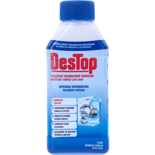 Foto van Destop Machine cleaner op witte achtergrond