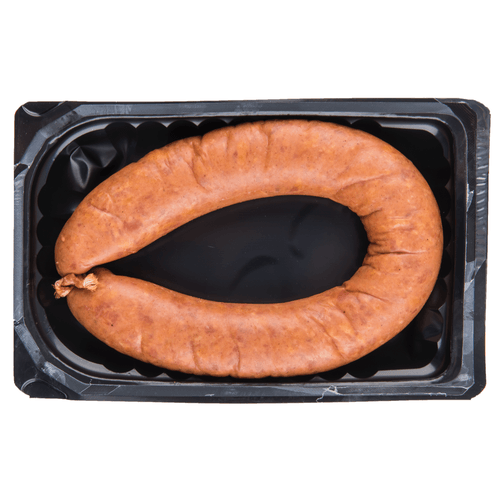 Foto van DekaVers Rookworst grof op witte achtergrond