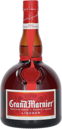 Foto van Grand Marnier Rouge op witte achtergrond