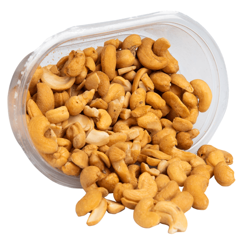 Foto van 1 de Beste Cashewnoten ongezouten op witte achtergrond