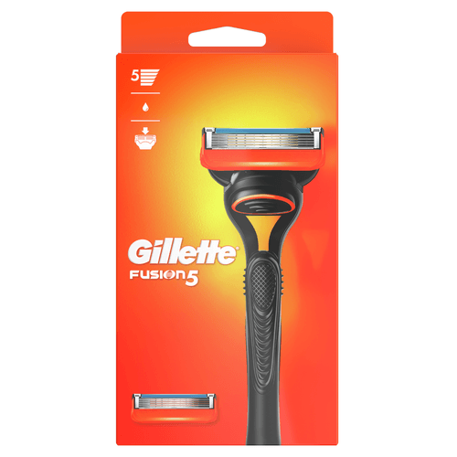 Foto van Gillette Scheerapparaat fusion +1 scheermesje op witte achtergrond