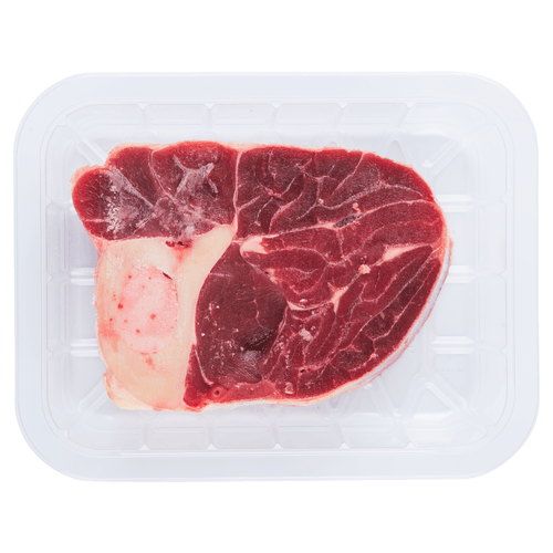 Foto van DekaVers Schenkel met been op witte achtergrond