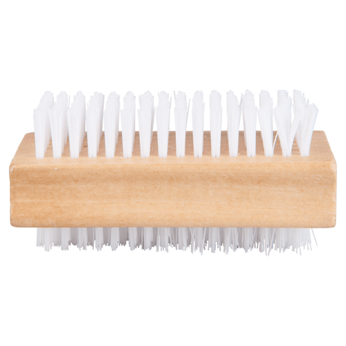 Foto van Nagelborstel hout op witte achtergrond