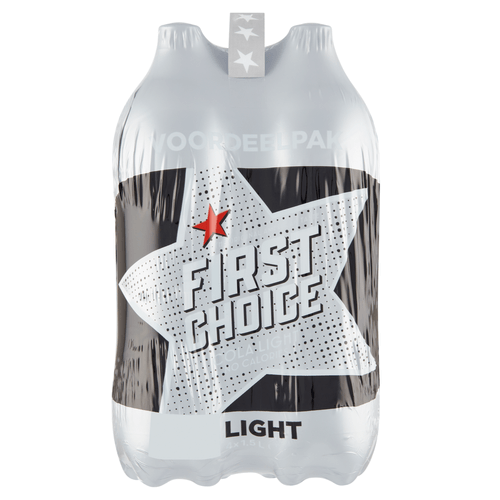 Foto van First Choice Cola light op witte achtergrond