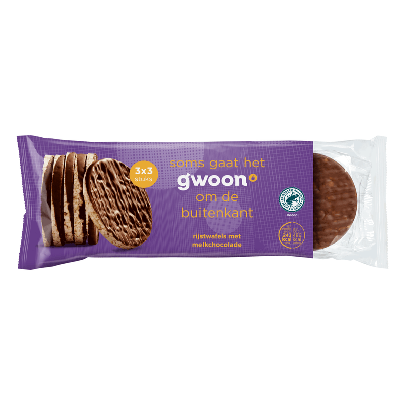 G'woon Rijstwafels chocolade