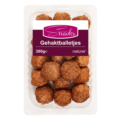 Foto van Snacks Borrelballen op witte achtergrond